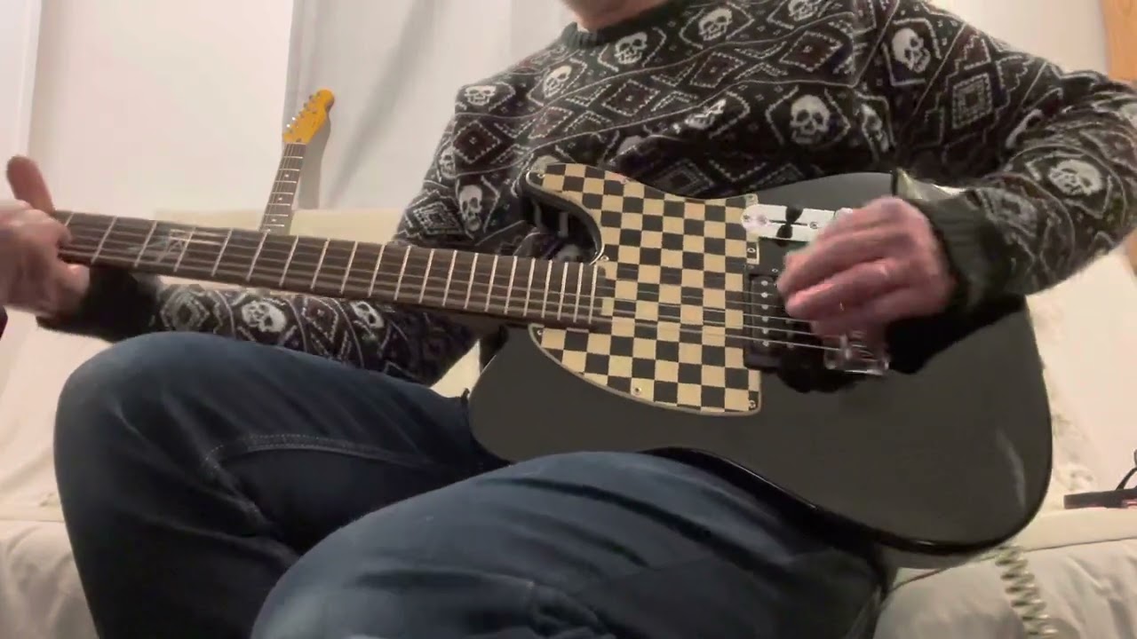 2007 Squier Avril Lavigne Signature Telecaster Checkerboard