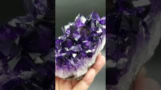 極上世界最高級！ディープパープル！ウルグアイ産アメジストクラスター