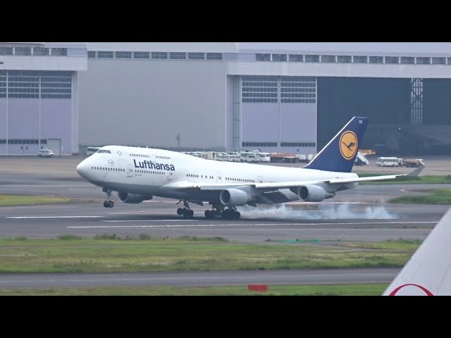 なんとB747-400が！】ルフトハンザドイツ航空 B747-400 D-ABVX 羽田