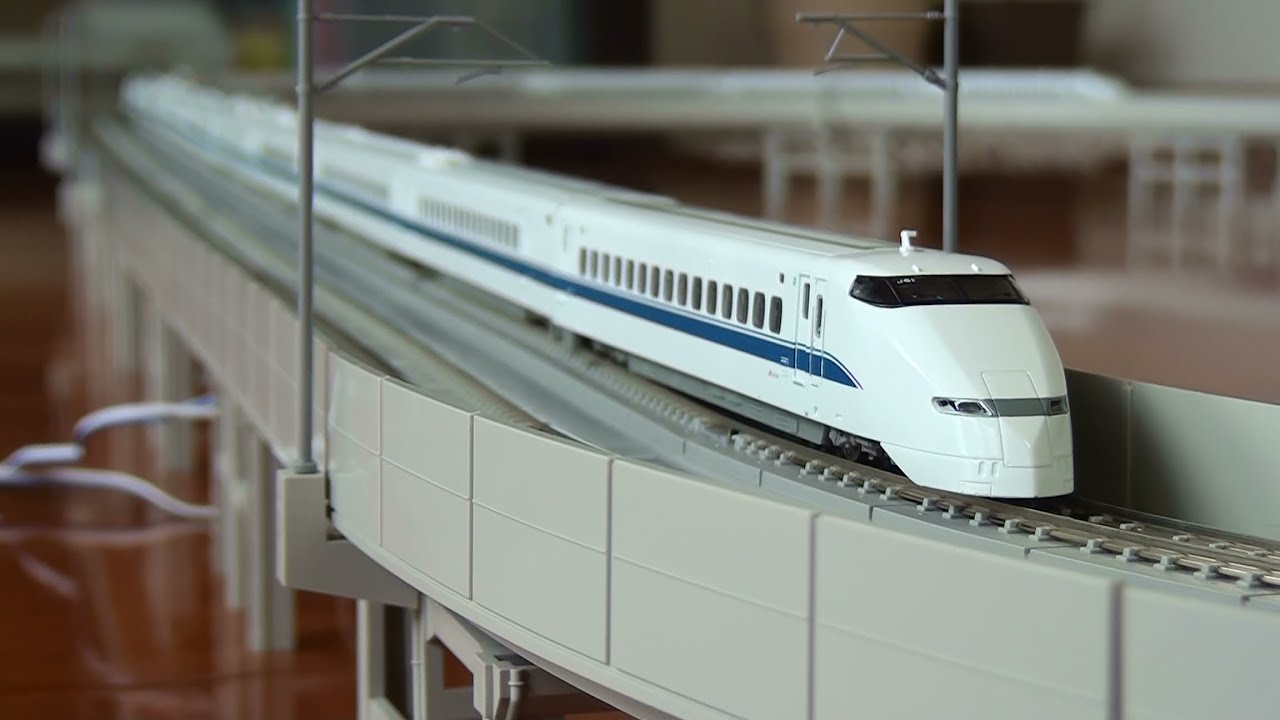 Nゲージ】▷▷マイクロエース新幹線300系（J61編成）走る! - YouTube