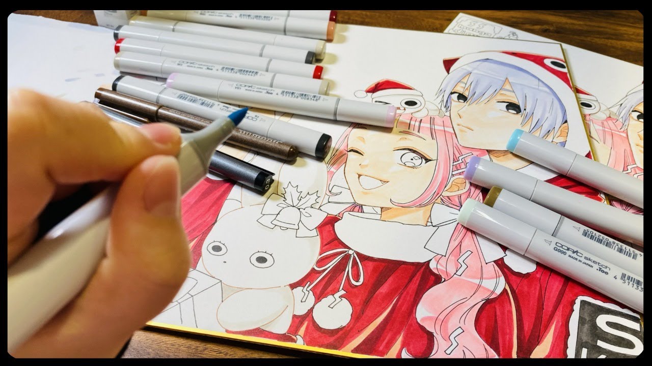 1枚5万の色紙に色を塗って完成させる！！！！！！！【プロ漫画家