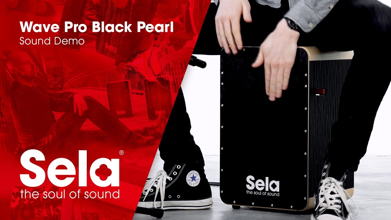 Sela Cajon Wave Pro Black Pearl - SE 029 - YouTube