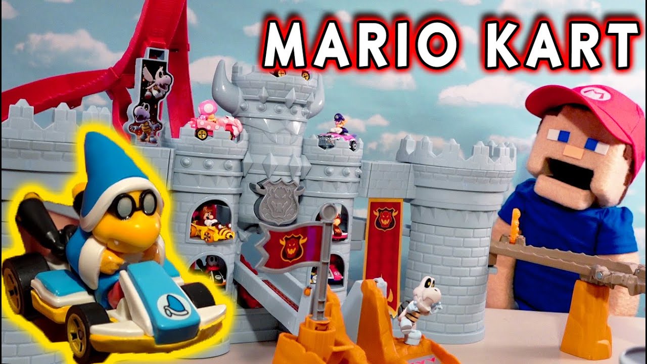 Hot Wheels Super Mario Kart Bowsers Castle w/ Kamek Exclusive SET
