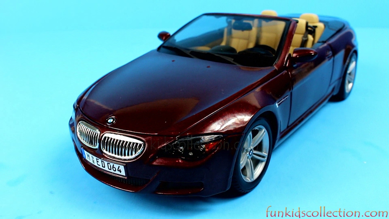 BMW M6 Cabriolet Die Cast Scale 1/18 Metallic Red – Special