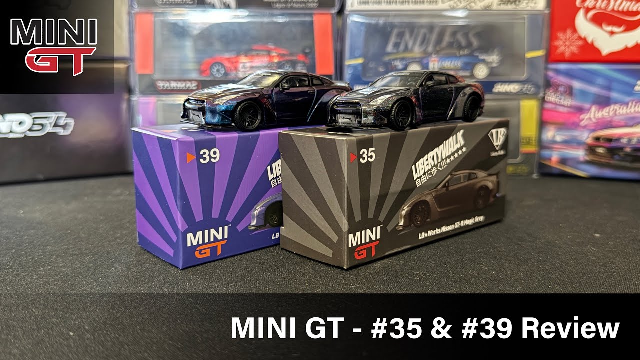 Mini GT - LB Works Nissan GT-R Magic Grey #35 MGT00035 & Nissan GT