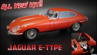 Jaguar E Type XKE Coupe 1/24 Scale Model Kit Build Painting How To