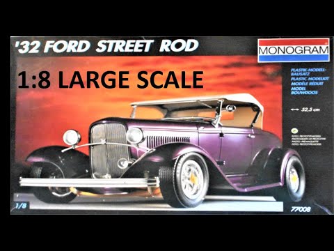 1932 Ford Street Rod 1:8 Scale Monogram #77008 -Model Kit Rescue