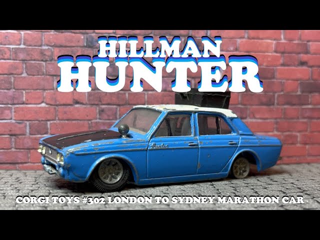 Corgi Toys 302 Hillman Hunter London to Sydney Marathon 1968