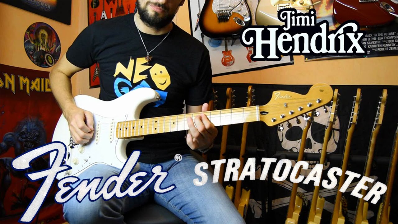 Fender Stratocaster Jimi Hendrix made in Mexico - 7 styles of