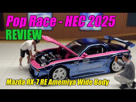 POP RACE RX-7 RE Amemiya HEC 2025 – Blue Chrome Limited Edition