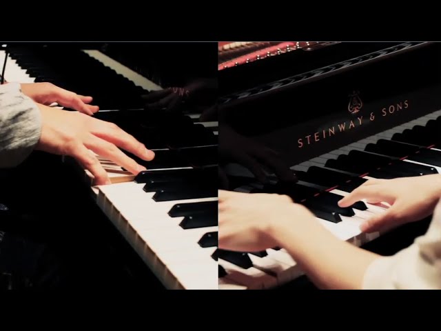 2台ピアノ「残酷な天使のテーゼ」 H ZETT M × まらしぃ - YouTube