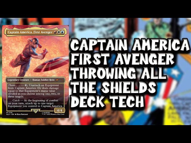 Captain America First Avenger Commander Deck Tech - YouTube
