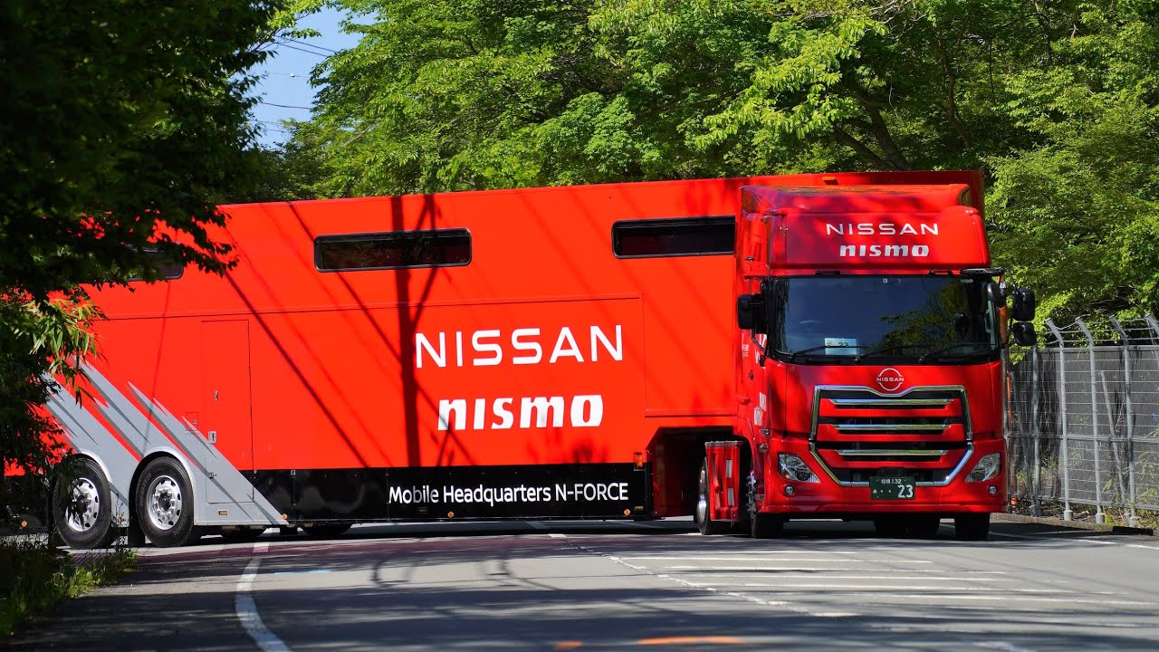 2023 SUPERGT 大型トランポ搬入② スーパーGT富士 トランスポーター