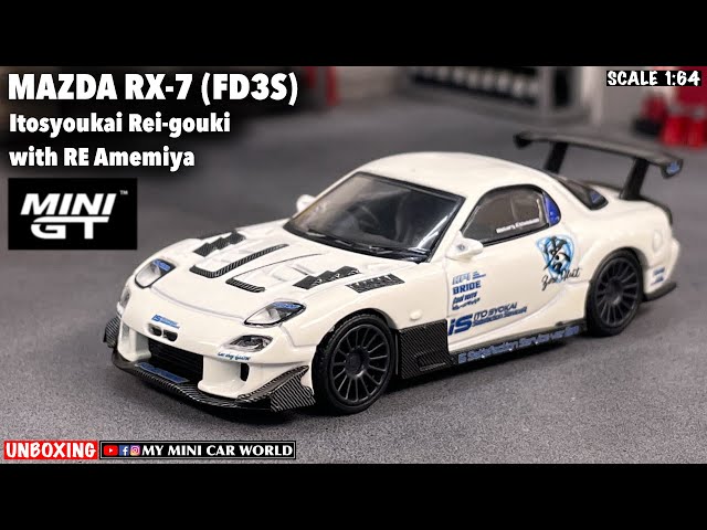 MY MINI CAR WORLD』UNBOXING MINI GT 1/64 MAZDA RX-7 (FD3S