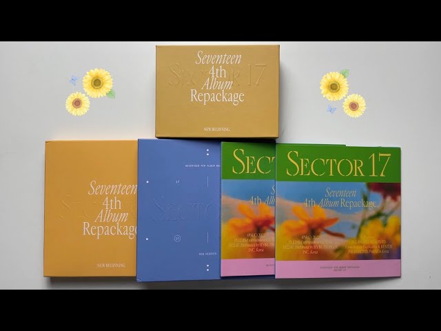 ♡Unboxing Seventeen 세븐틴 4th Album Repackage Sector 17 (New