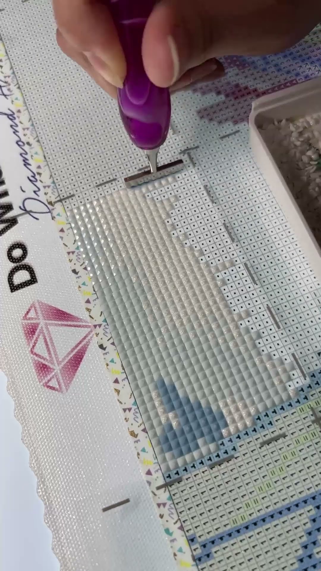 ダイヤモンドアートクラブ 「Ainefel」 タイムラプス2