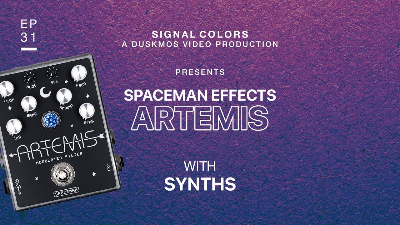 Spaceman Effects Artemis Modulated Filter Demo w/ Synths (Elektron