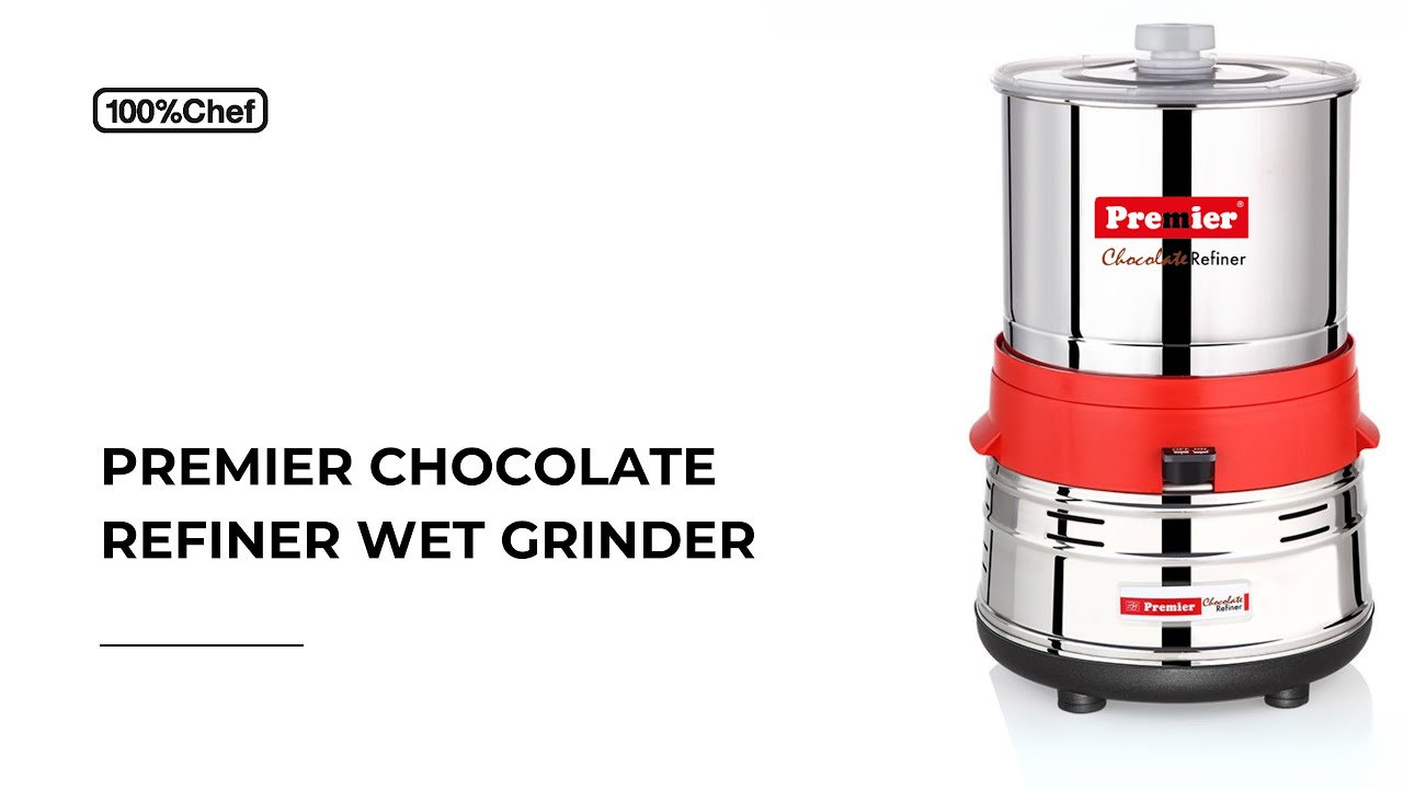 Premier Chocolate Refiner Wet Grinder - YouTube