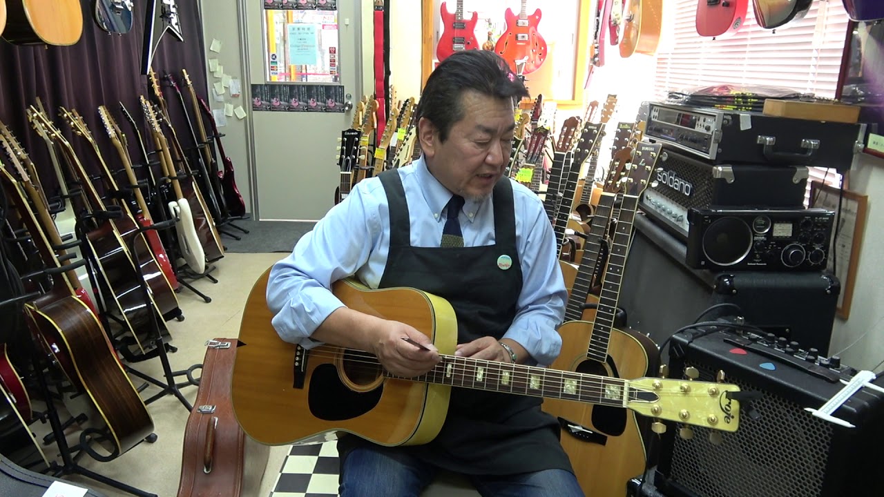 Roje 70年代ジャパンビンテージ（全音製） ギターフロンティア - YouTube