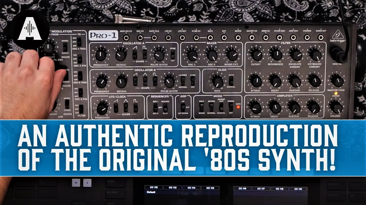 Behringer Pro-1 Analog Desktop Synthesizer | An Authentic