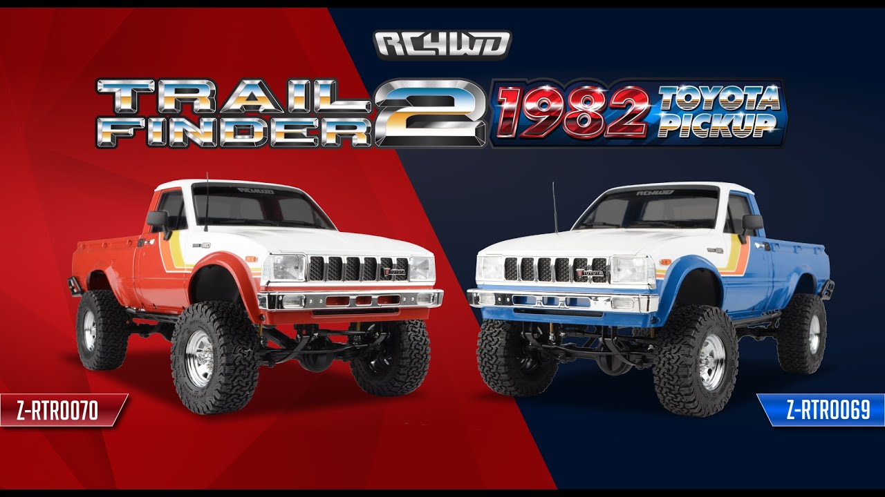 RC4WD Trail Finder 2 RTR w/1982 Toyota Pickup Hard Body Set
