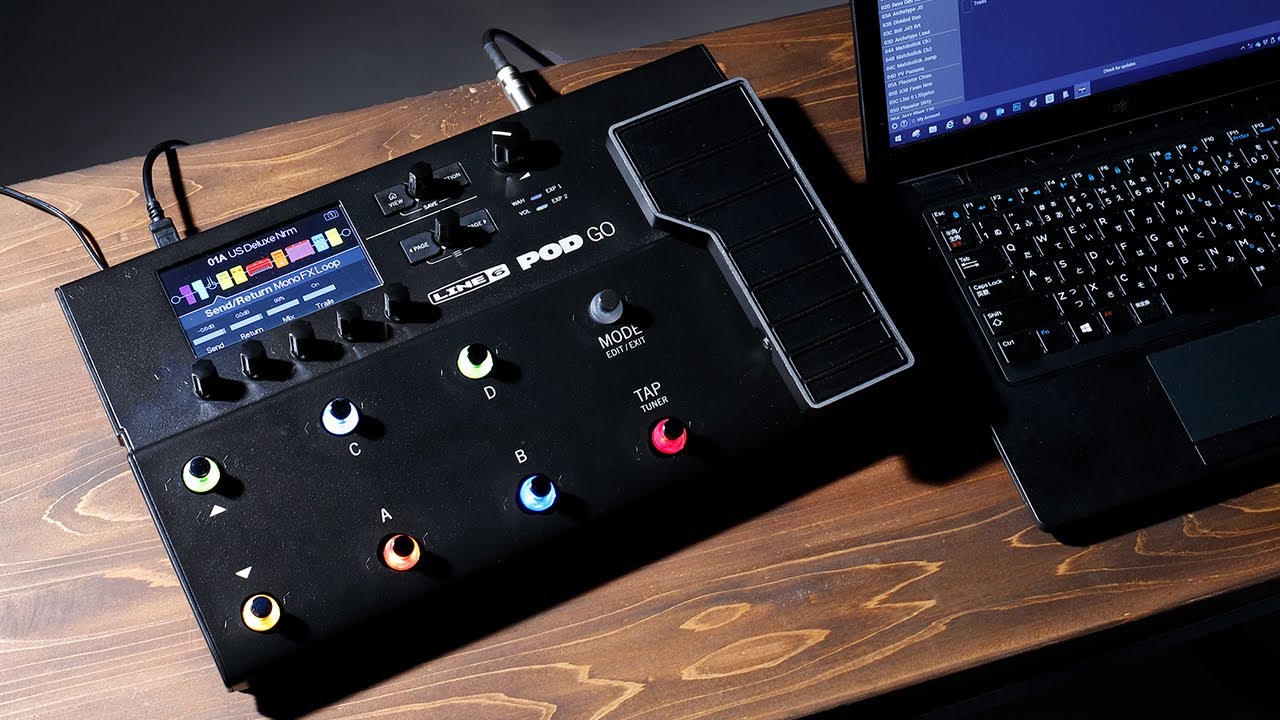 POD Go Tips 第8回 – ファームウェア・アップデートの方法 – Line 6 Japan