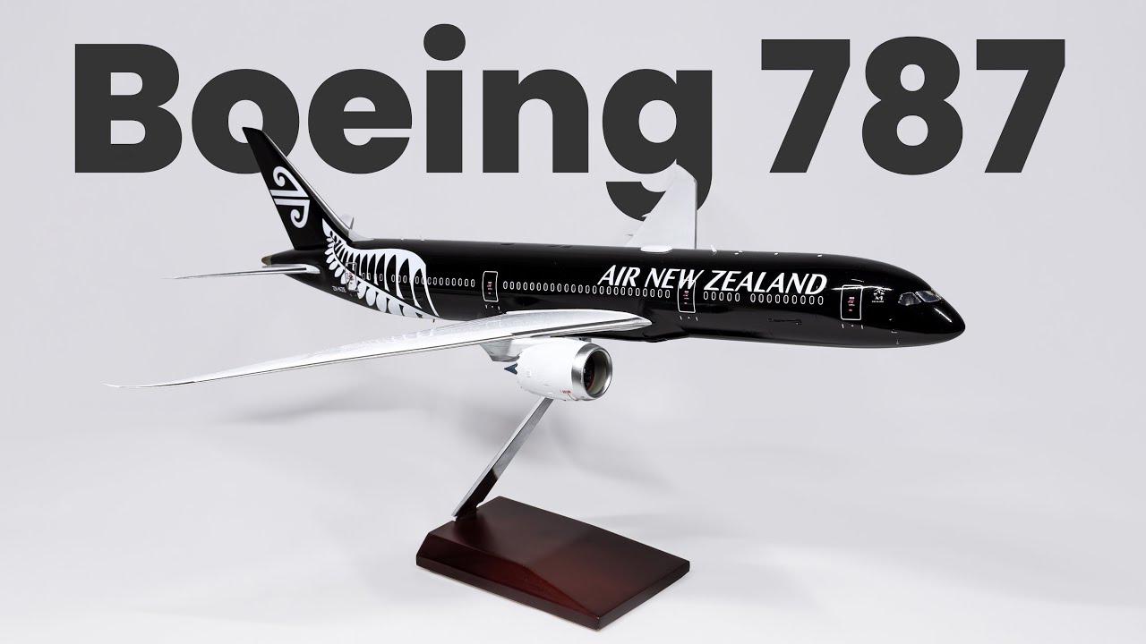 Zvezda 1/144 scale Air New Zealand Boeing 787-9 Assembly - YouTube