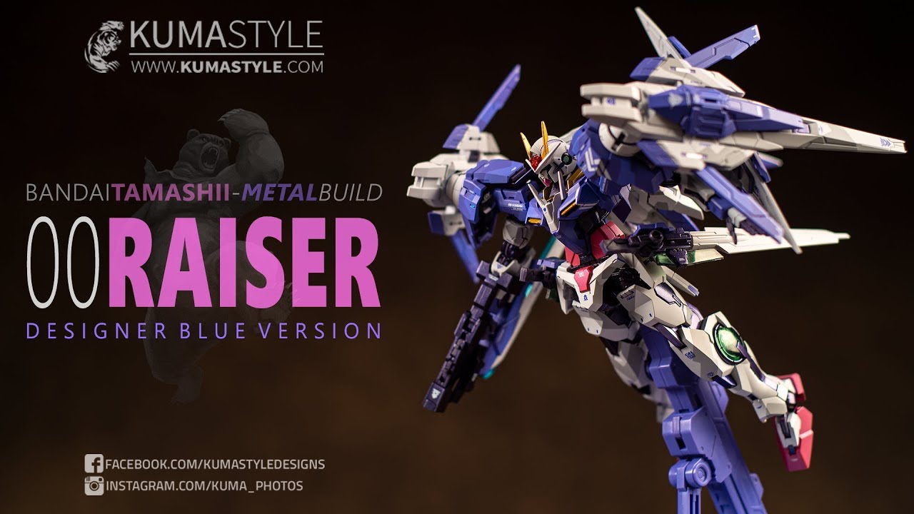 Review: Bandai Metal Build 00 Raiser (Designer Blue Edition) - YouTube