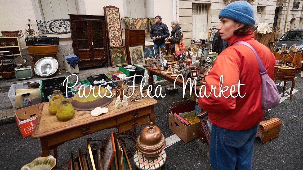 Paris flea market 🍂 vlog｜Vintage shopping | Buying my DREAM