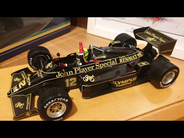 1/18 Ayrton Senna 1985 Portugal GP 1st Win *NEW Minichamps Release