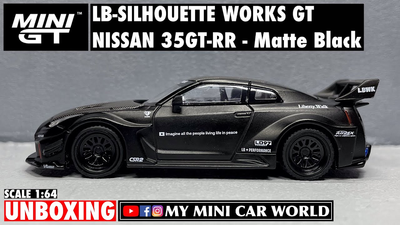 MY MINI CAR WORLD】UNBOXING MINI GT 1/64 LB-SILHOUETTE WORKS GT