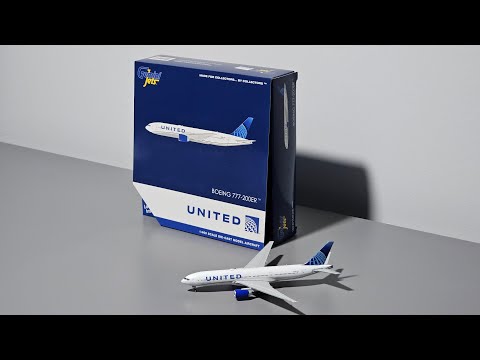 Gemini Jets 1:400 Scale United Airlines Boeing 777-200ER Model