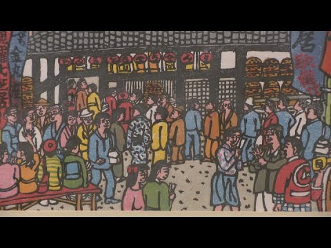 色鮮やかな日本各地の風景を楽しんで 門脇俊一さんの木版画の作品展