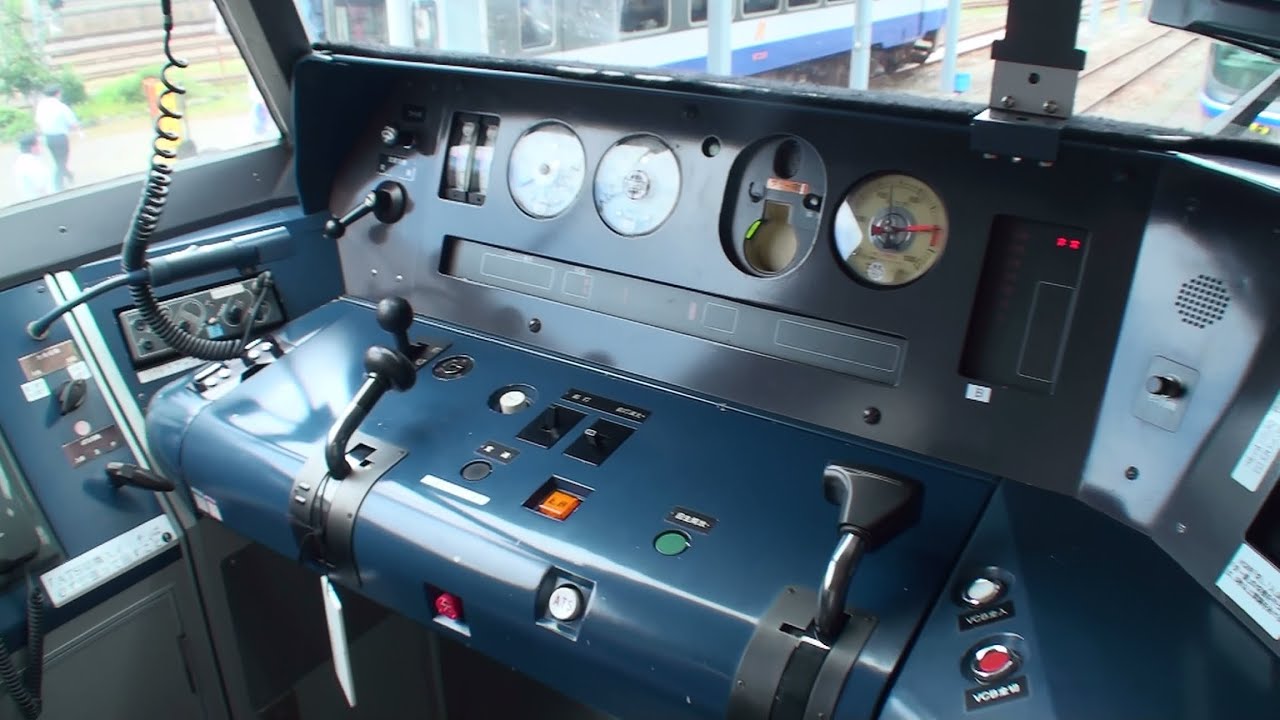 683系の運転席(しらさぎ編成 クモハ683-3504) 車両フェスタin七尾 2011