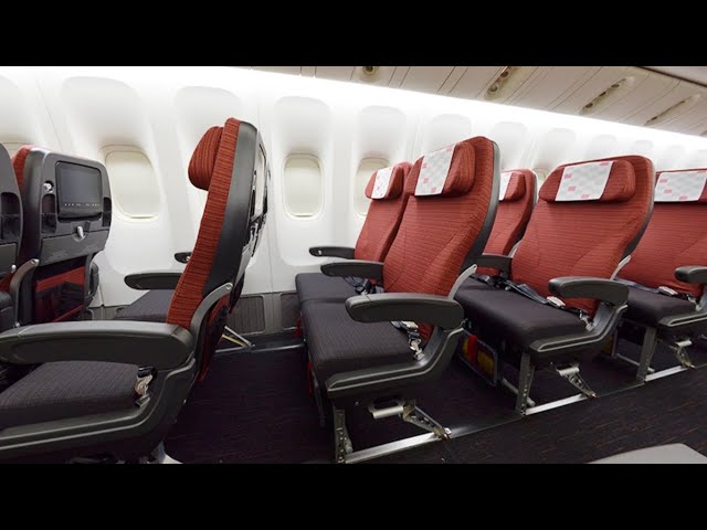 JAL NEW B777-200ER economy class: Japan Airlines Hong Kong to