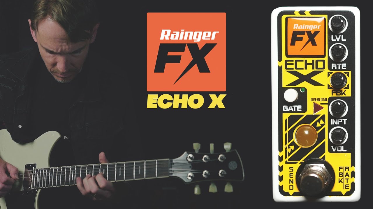 Rainger FX Echo X v2 // Digital Delay // Guitar Pedal Demo - YouTube
