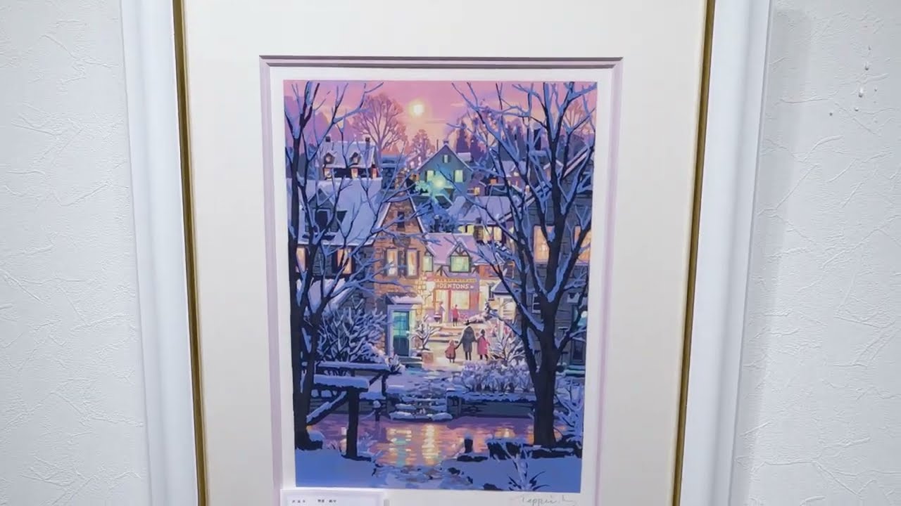 笹倉鉄平 ニューイングランドの冬 インテリア 絵画 アメリカ 風景画