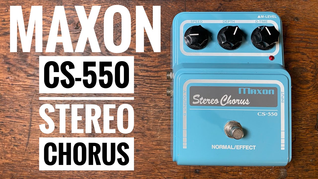 Maxon Stereo Chorus - CS 550 Quick demo (No talking) - YouTube