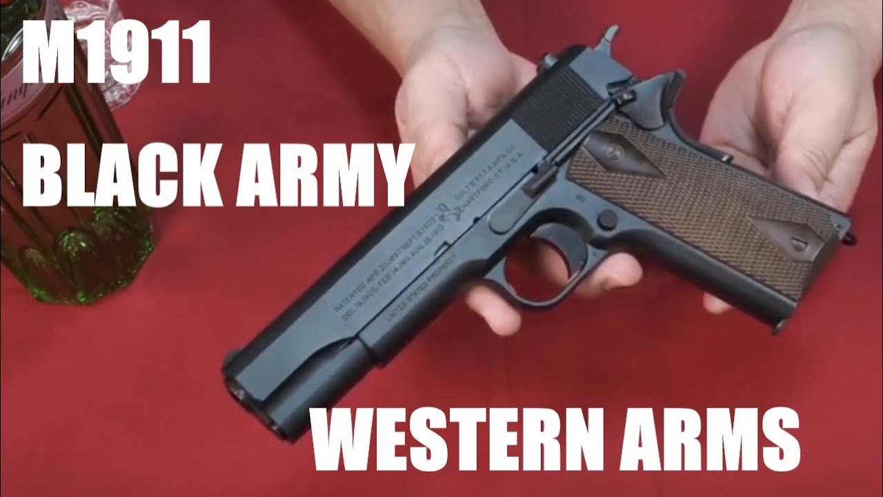 M1911 ブラック・アーミー ウェスタン・アームズ - YouTube