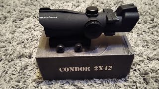 NV050 Vector Optics Condor 2x42 Red Dot Sight Review Part 1