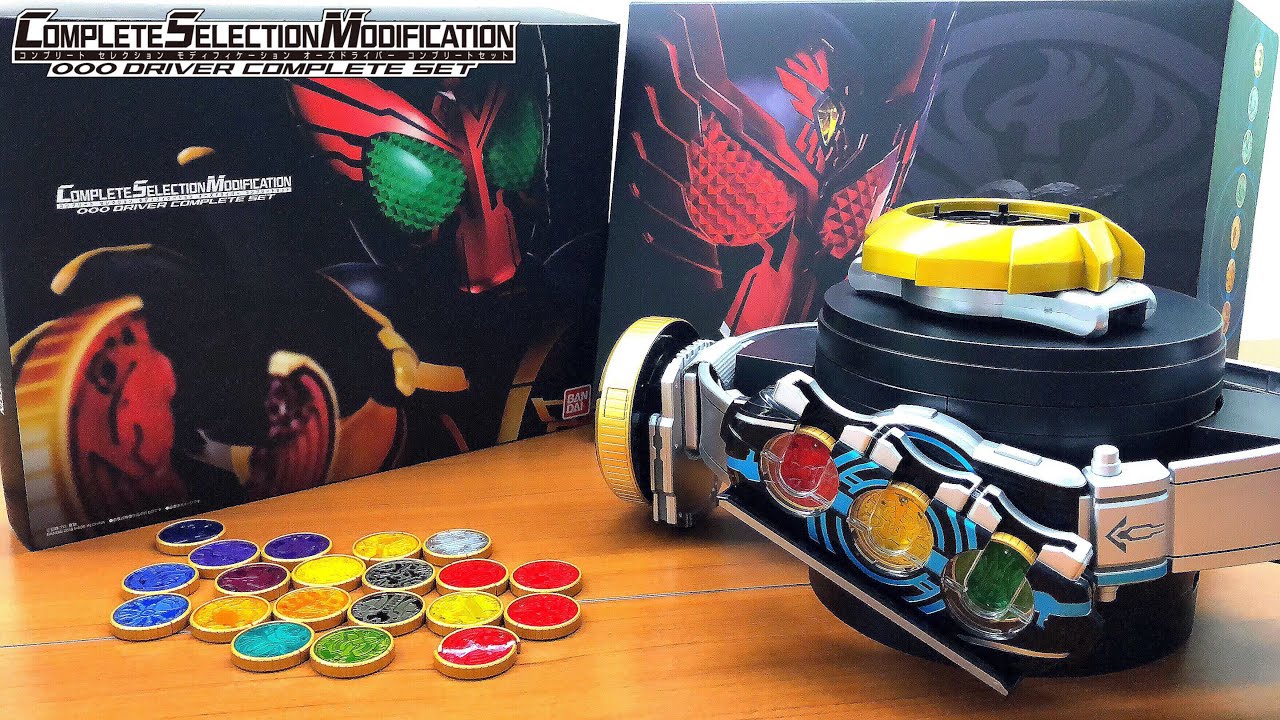 kamen rider ooo henshin belt complete selection modification ooo