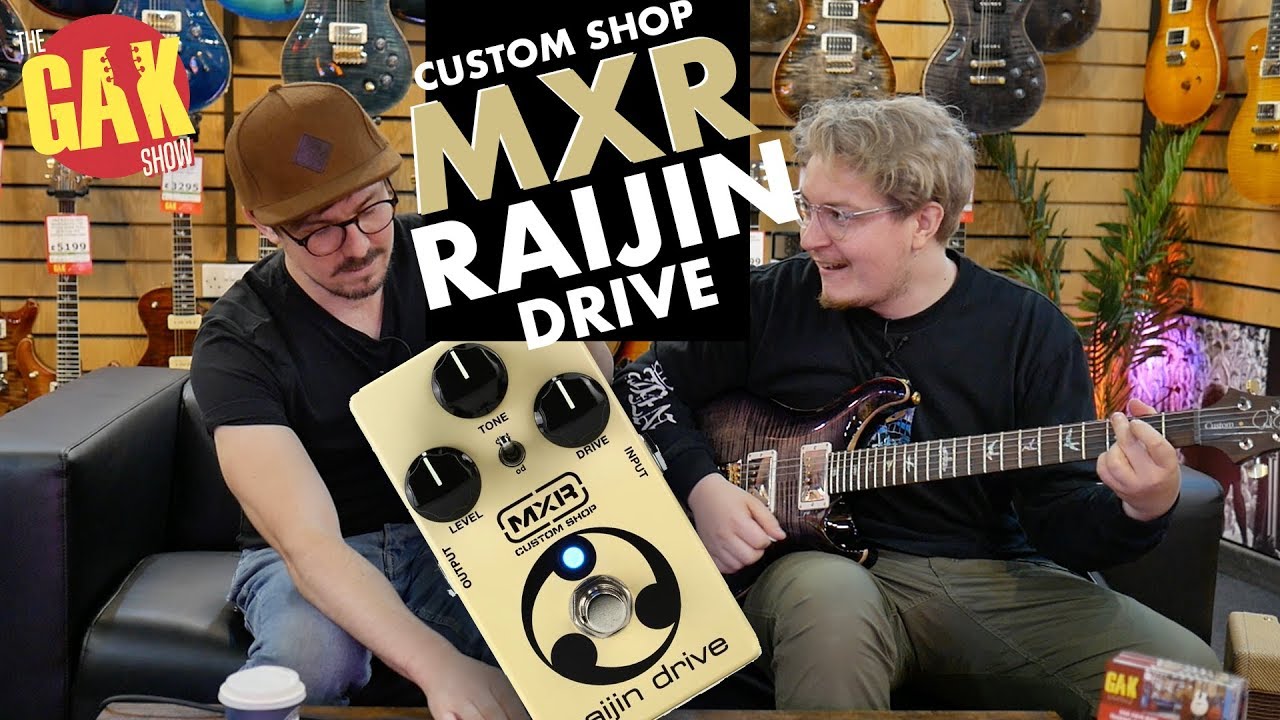 MXR Custom Shop Raijin Drive LTD Overdrive Pedal - YouTube