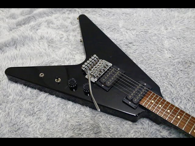 1980's made Fernandes The Functon Flying V model BSV-60 Made in
