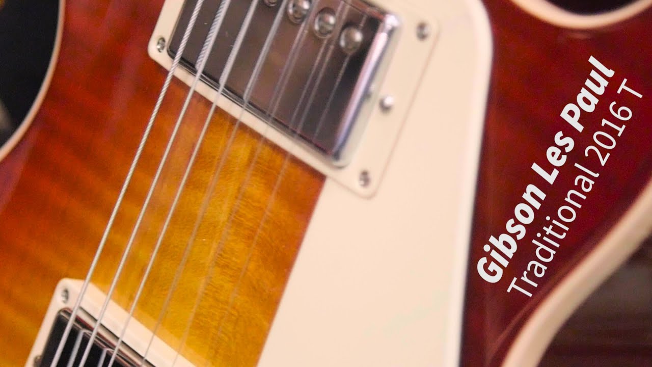 Gibson Les Paul Traditional T 2016 with Cranbourne Music - YouTube