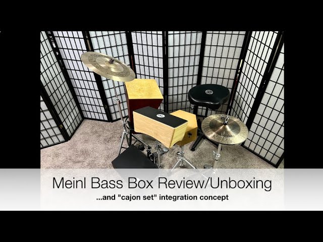 Meinl Bass Box : cajon set - YouTube