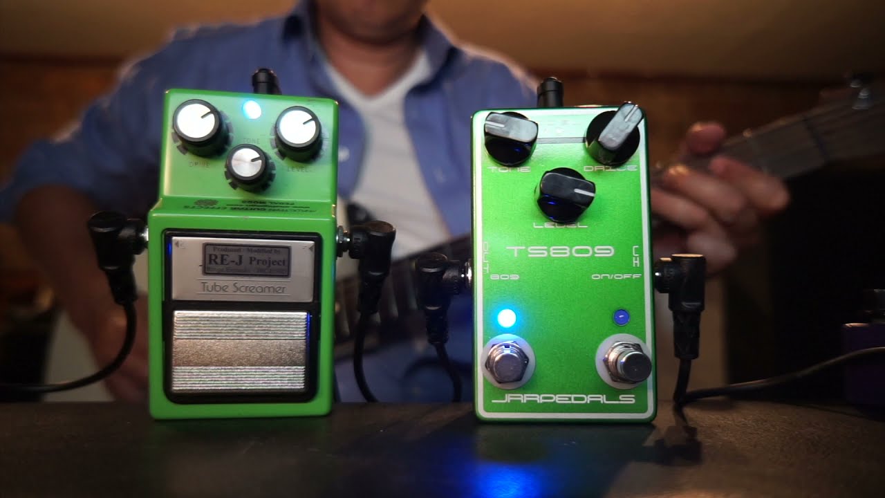 $50 TS809 vs $185 Analogman TS-9 Silver Mod - YouTube