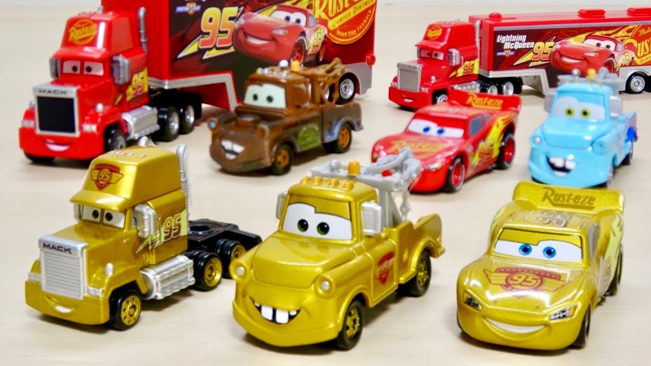 Cars Tomica Lightning McQueen Day 2021 Special Edition Gold Color