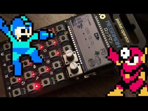 PO-128 Mega Man】BGM Metal Man's Stage【pocket operator】 - YouTube