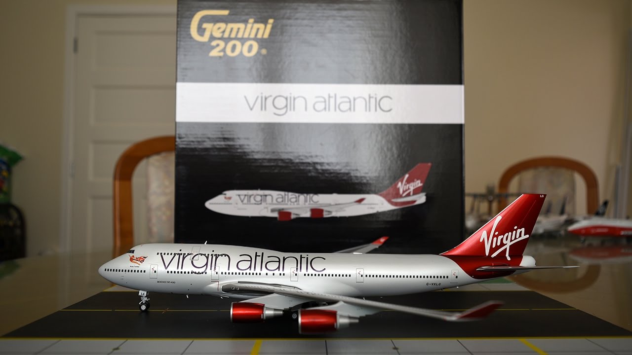 Gemini Jets 1:200 Virgin Atlantic 747-400 Unboxing and Review