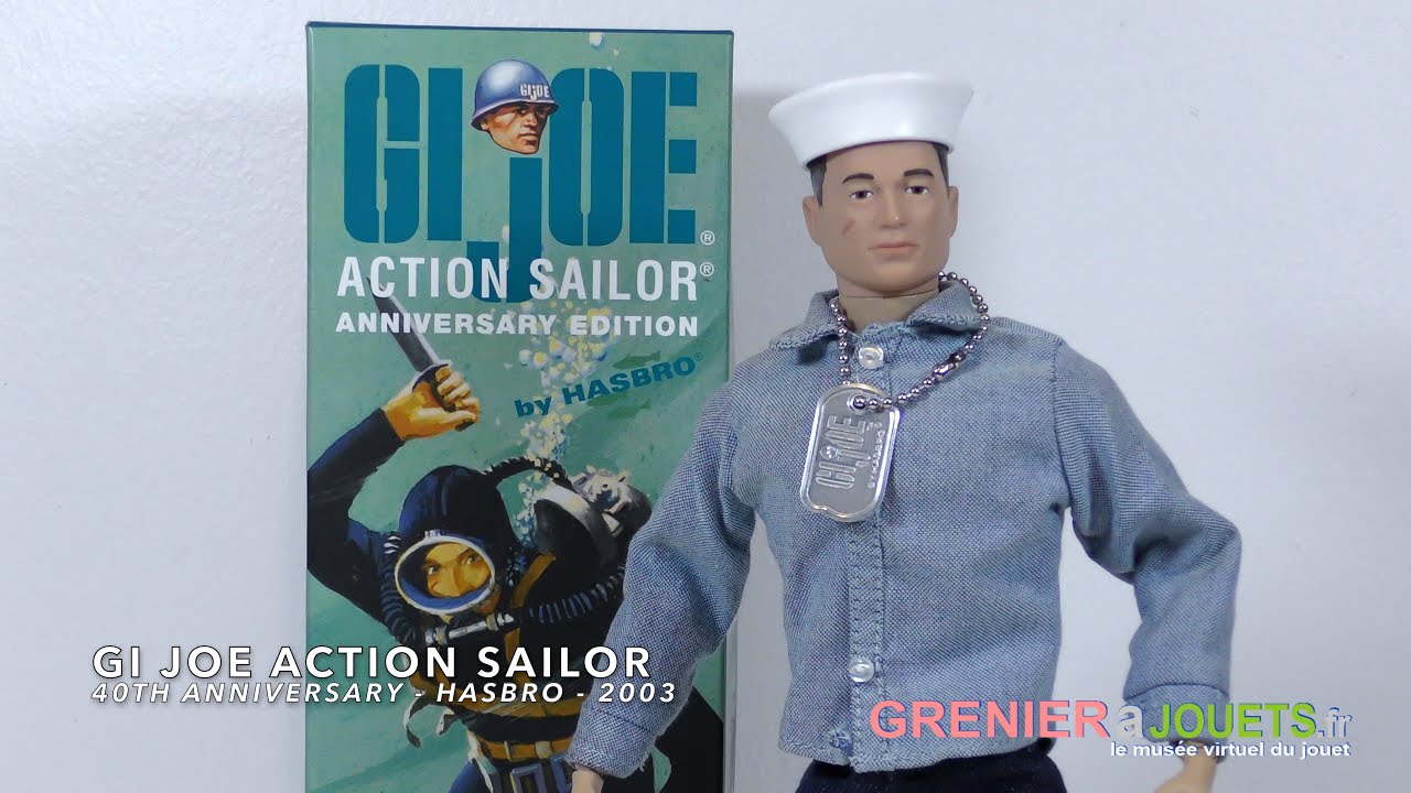 GI Joe Action Sailor 40th anniversary - Hasbro - 2003 - YouTube